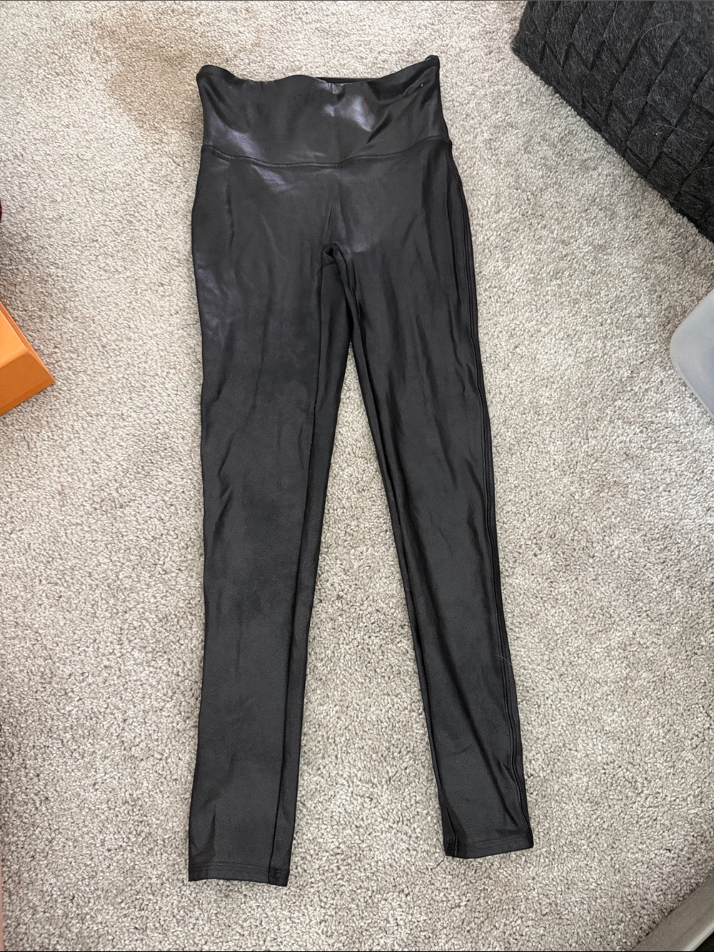 SPANX Faux Leather Leggings
